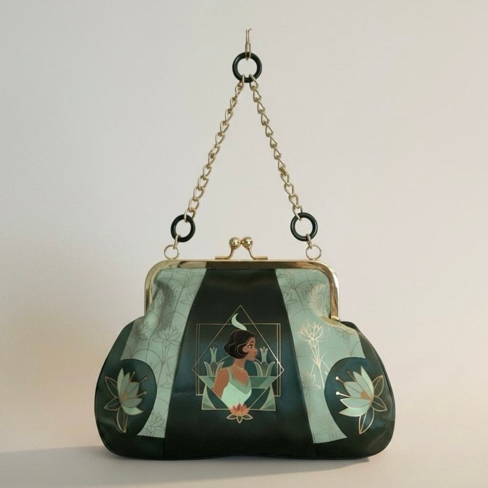 NWOT Disney Parks Tiana Art Deco Handbag Princess and the Frog Bayou Adventure - Picture 1 of 6